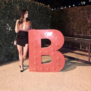 Zara Coral Drape Front Bodysuit